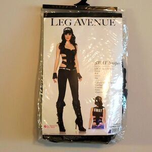 LEG AVENUE SWAT SNIPER ONE PIECE BODY CATSUIT SIZE MEDIUM